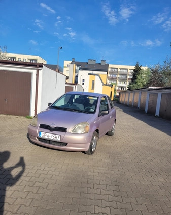 Toyota Yaris cena 3900 przebieg: 205558, rok produkcji 1999 z Pabianice małe 191